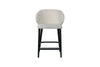 Bar stool upholstered in fabric or leather ✔ CAPRICE model